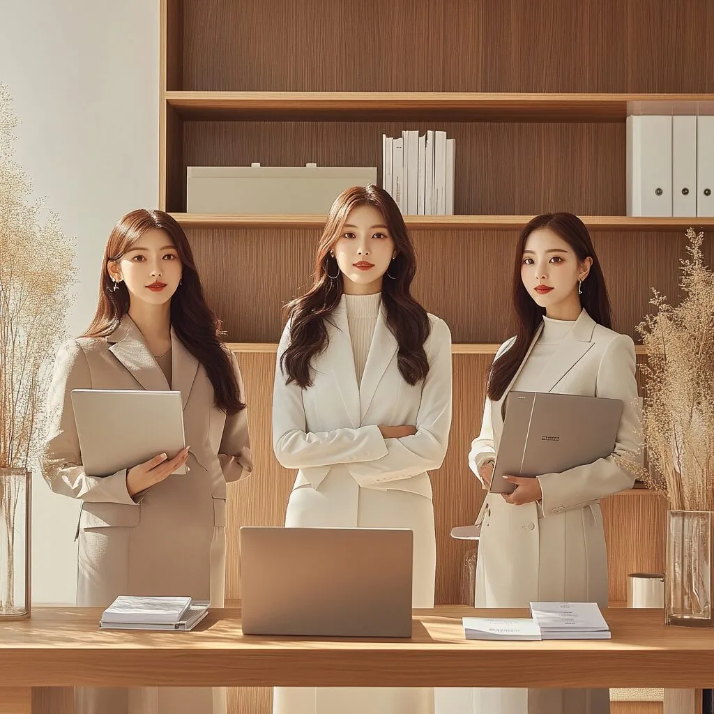 대기업 취업한 여성 3명