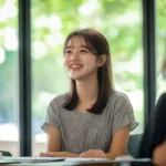 미국 유학 준비하는 여성