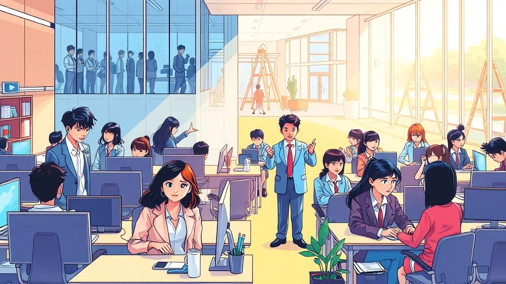 교육기관, 어디가 좋을까요? (cartoon 스타일)