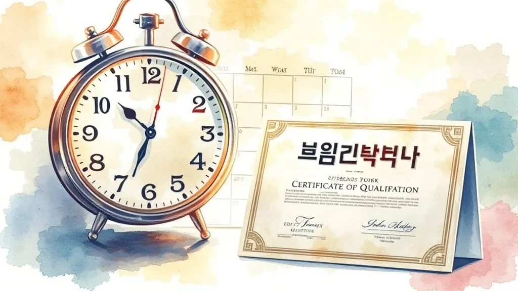 2025 시험 일정 및 접수 방법 (watercolor 스타일)
