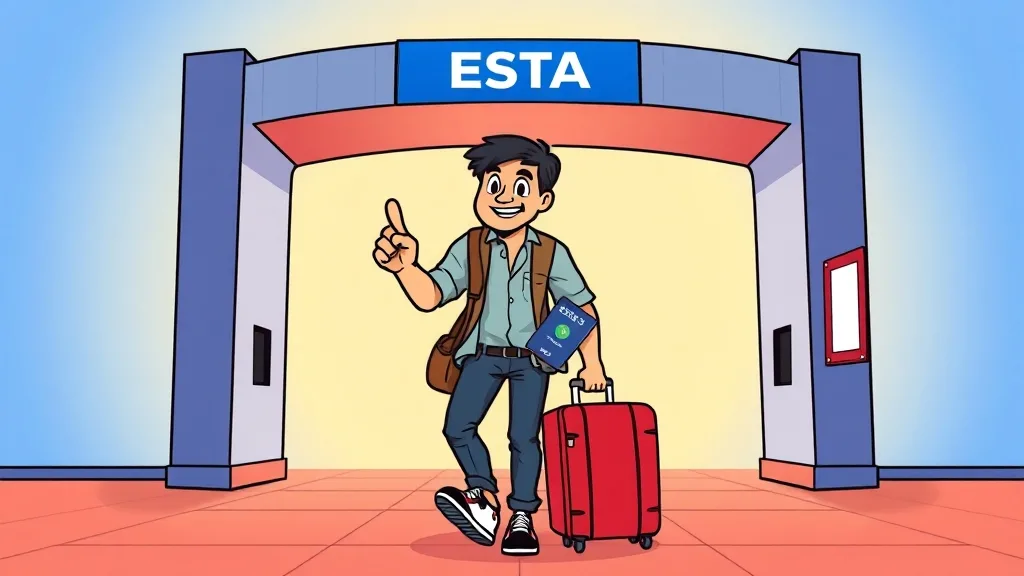 ESTA란 무엇일까요? (cartoon 스타일)