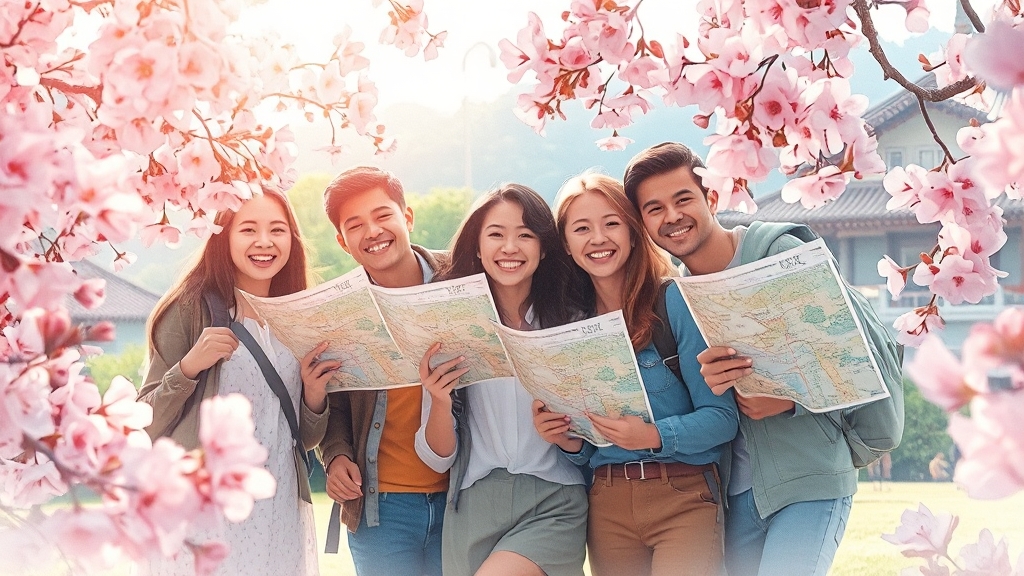 해외여행 계획 (watercolor 스타일)