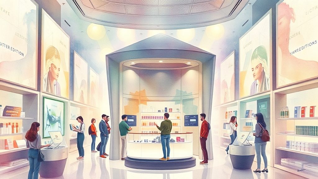 미코노미 소비, '나'를 위한 투자: 정의부터 미래 전망까지 6 미코노미 소비와 기업의 대응 전략 (watercolor 스타일)