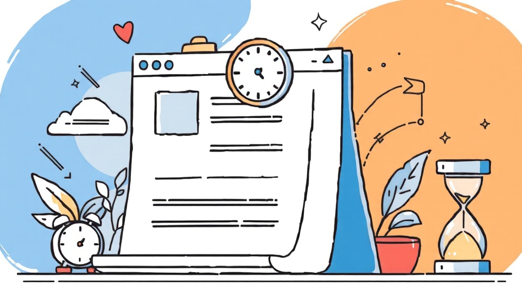 네이버 블로그 SEO 정복: C-Rank, D.I.A 로직부터 상위 노출 전략까지 6 체류시간 늘리는 비법 공개 (illustration 스타일)