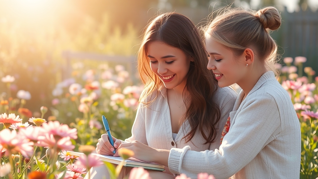 이웃 관리 효과 & 활용 (watercolor 스타일)