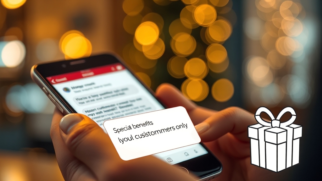 문자 마케팅 활용: 소통 강화 (realistic 스타일)