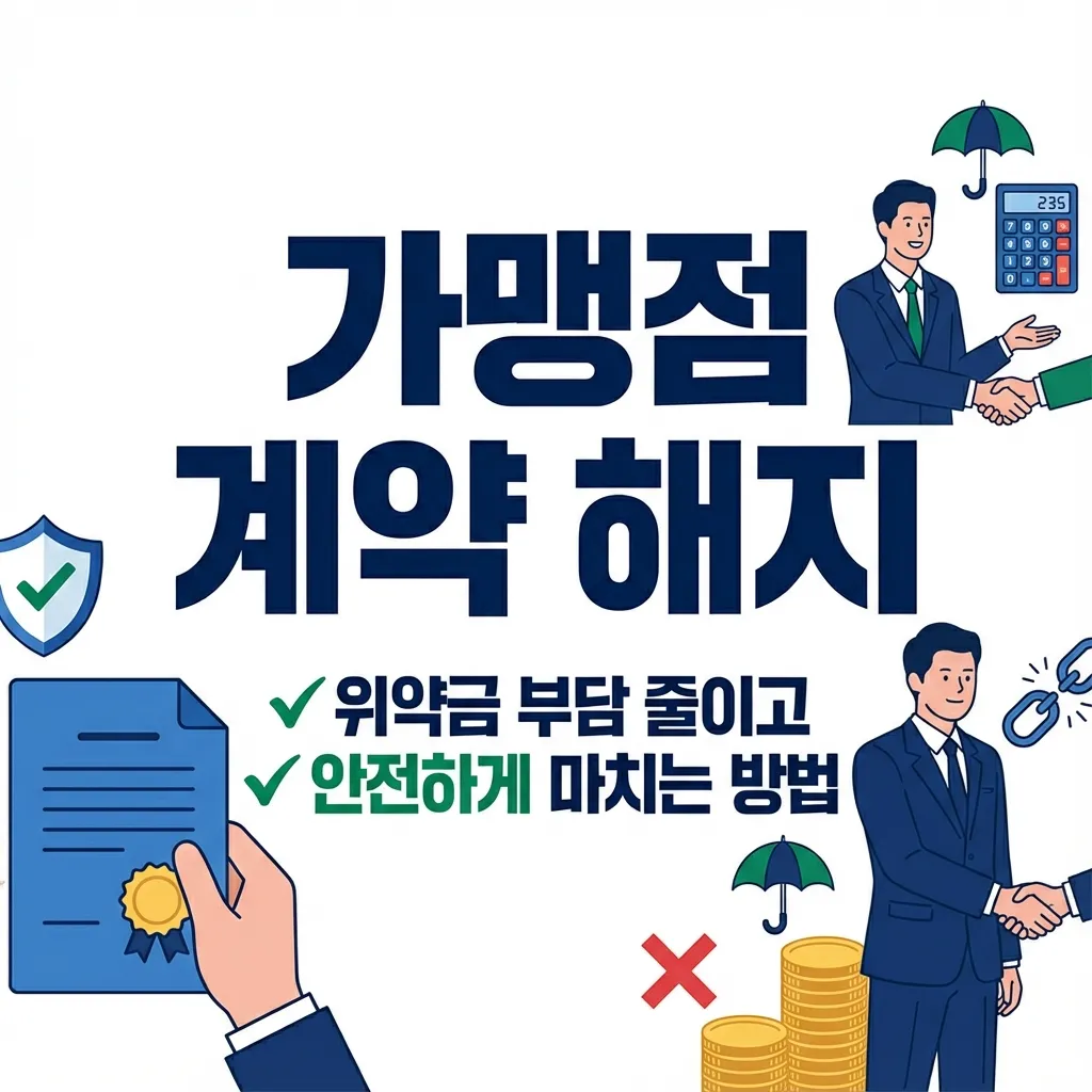 가맹점 계약 해지 전략 가이드: 위약금 부담 줄이고 안전하게 마치는 방법 썸네일