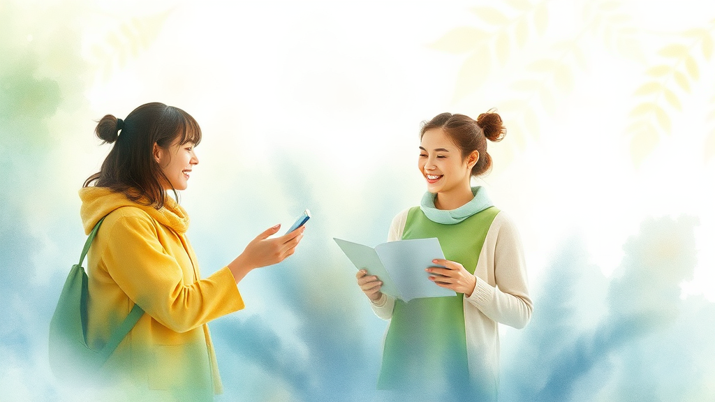 지속가능한 소비와 ESG (watercolor 스타일)