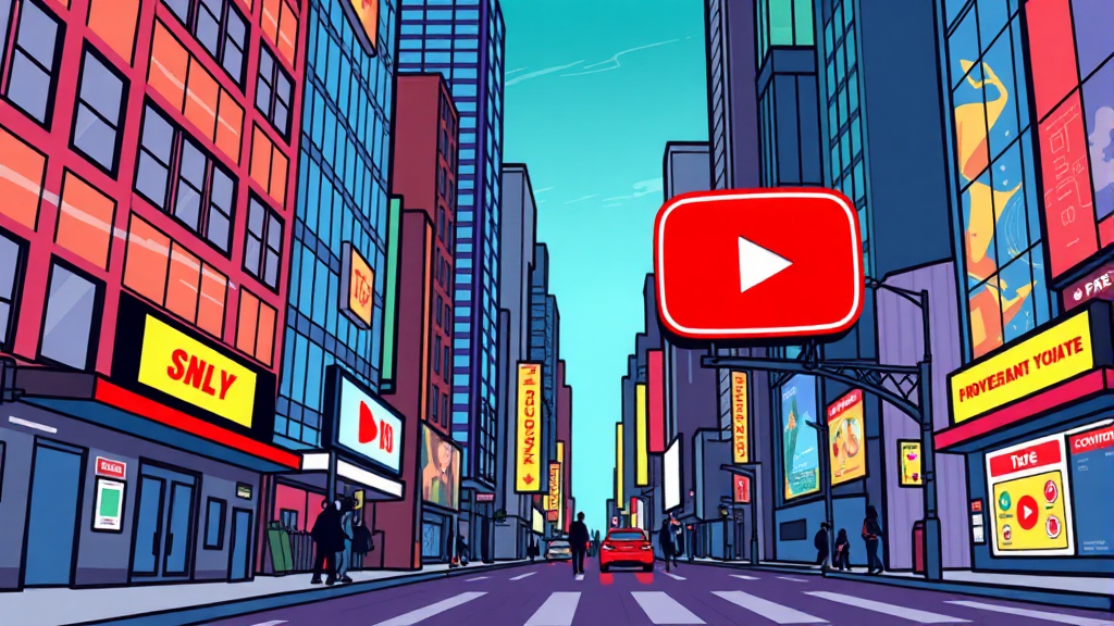 2026 유튜브 업데이트 계획 (cartoon 스타일)
