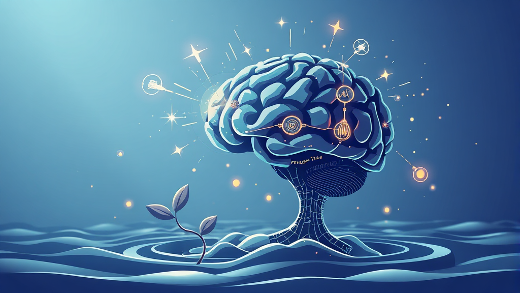 AI 아이디어 창출 및 창의성 (illustration 스타일)