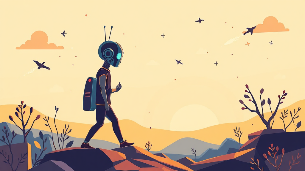 AI 시대 미래 직업 전망: 유망 분야, 핵심 역량, 준비 전략 A to Z 3 AI 시대, 직업 전망은? (illustration 스타일)