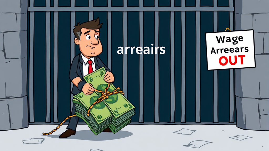 임금체불 사업주 정보 공개 제도 (cartoon 스타일)