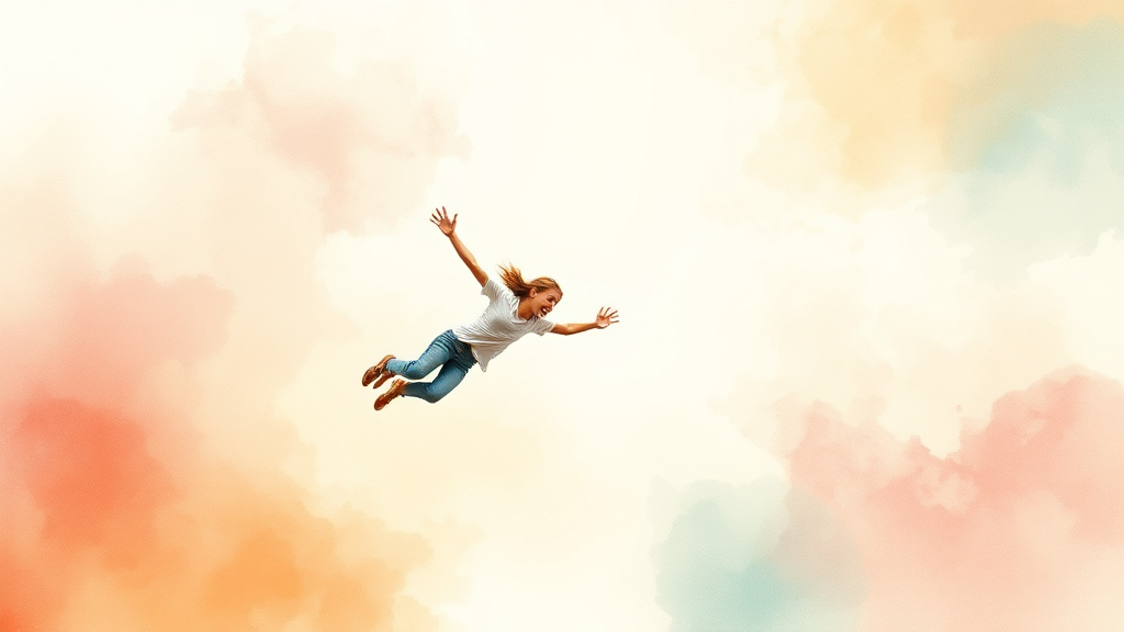 재도전 지원 및 실패 인식 개선 (watercolor 스타일)