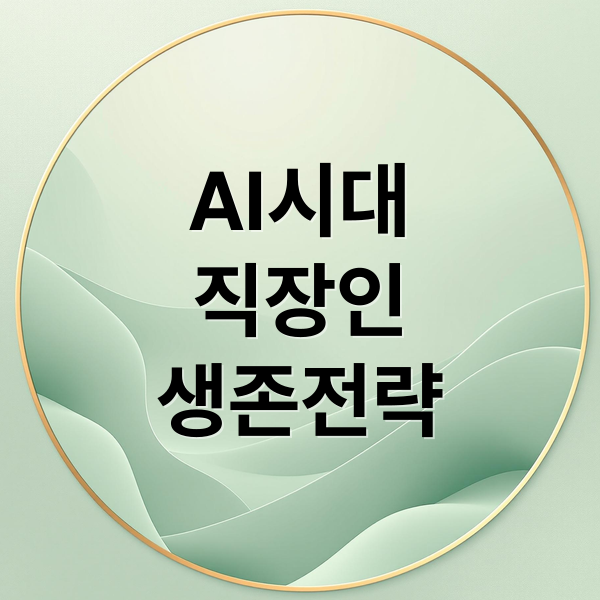 AI 시대, 직장인 생존 전략: 일자리 변화, 필요한 역량, 정부 역할