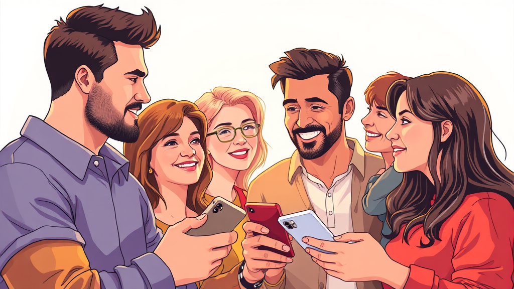 SNS를 통한 관계 형성 및 유지 전략 (realistic 스타일)