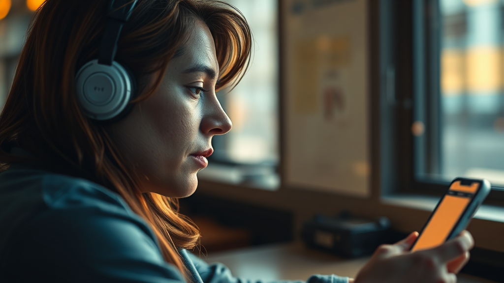 SNS와 현대 사회의 소통 방식 변화 (realistic 스타일)