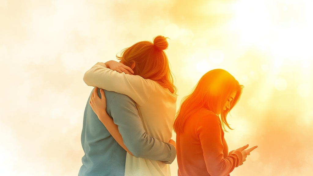 외로움 극복, 나를 위한 따뜻한 한 걸음 (watercolor 스타일)