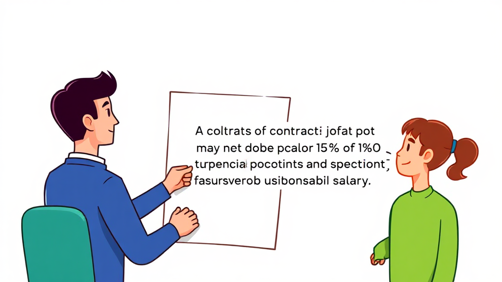 수습 기간 중 급여 감액, 합법적인 조건은? (cartoon 스타일)