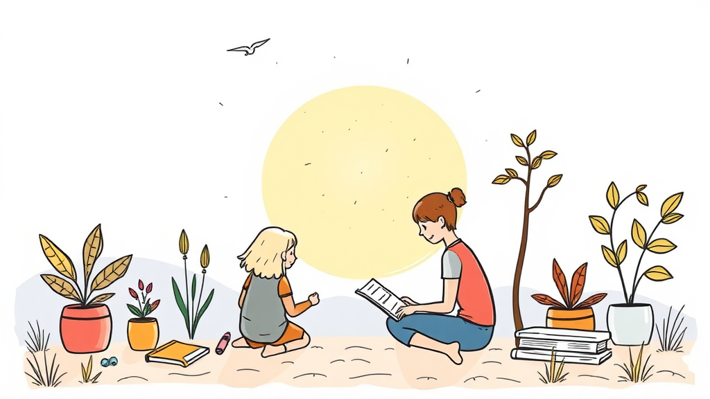 성공적인 자기계발 루틴: 습관, 건강, 그리고 재테크 (illustration 스타일)