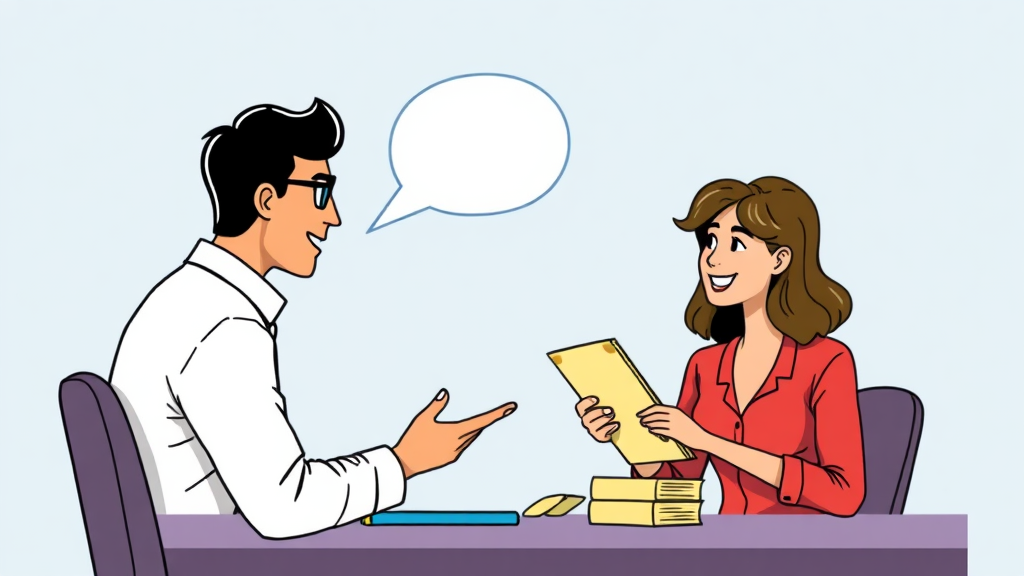 협상 금액 설정부터 대화 스크립트까지 (cartoon 스타일)