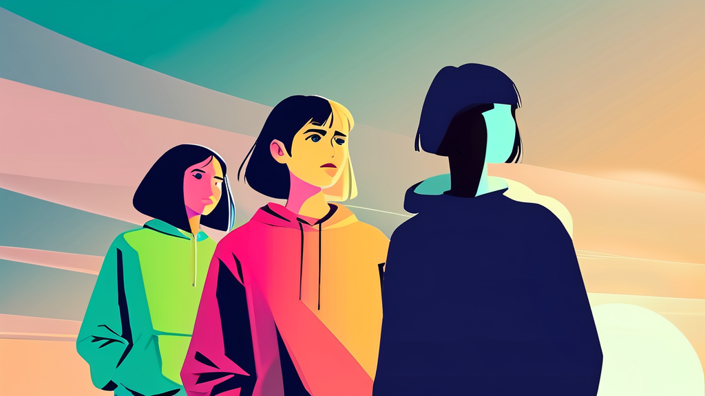 2030 희망퇴직, 젊은 인재들이 떠나는 이유 (illustration 스타일)